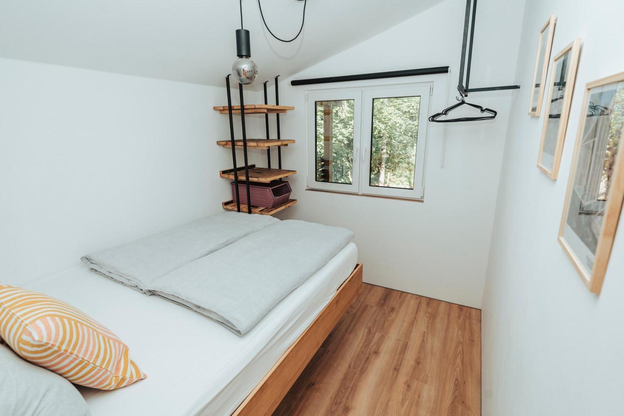 Modernes Tinyhouse Trailer Cabins Am Waldrand - Mit Seezugang Eging Exterior foto