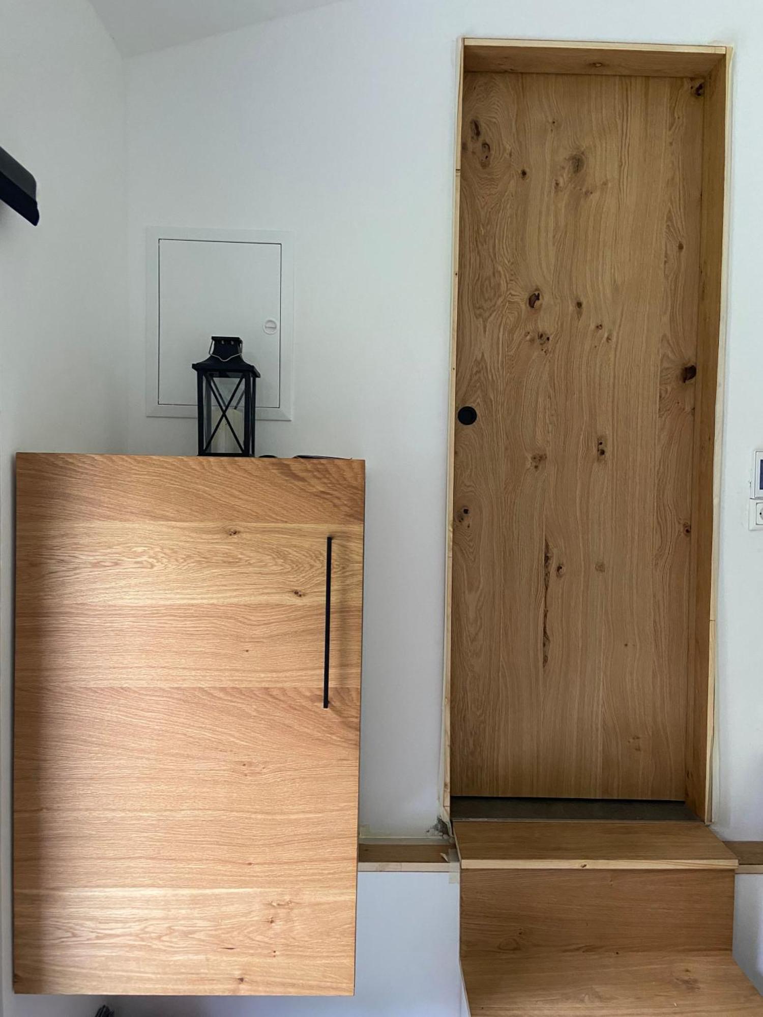 Modernes Tinyhouse Trailer Cabins Am Waldrand - Mit Seezugang Eging Exterior foto